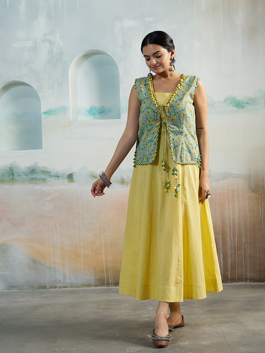 Ornate Bloom Koti Dress