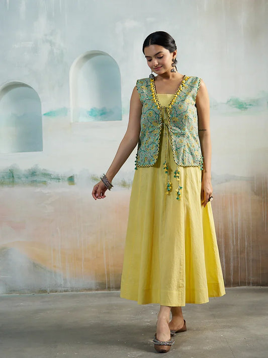 Ornate Bloom Koti Dress